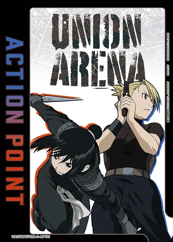 Union Arena UA37BT/FMA-1-AP05 Action point card Riza Hawkeye Ranfan AP