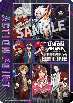 Union Arena UAPR/2026-AP03 action point card CHAMPIONSHIP26-27 REGIONAL PRELIMINARIES