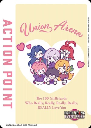 Union Arena UAPR/RLY-AP02 Action point card mini character group picture AP