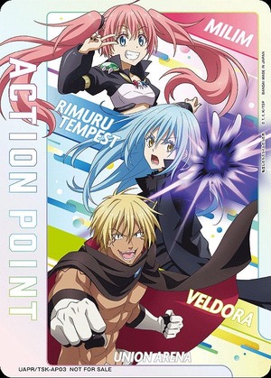Union Arena UAPR/TSK-AP03 Action point card Rimuru Milim Veldora AP