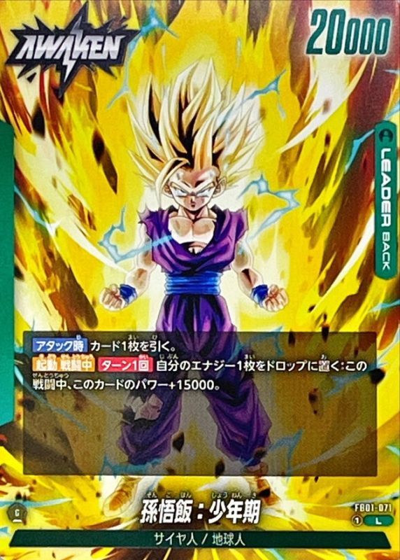 Dragon Ball FB01-071 Son Gohan Childhood L