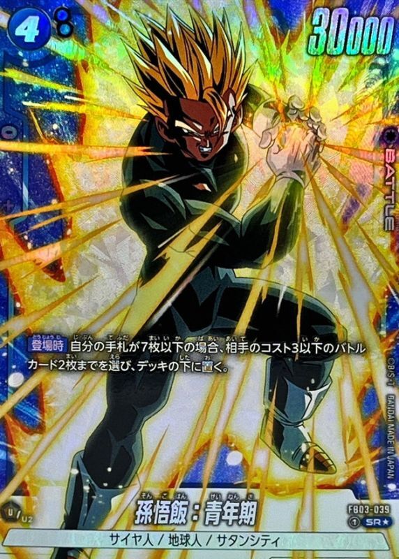 Dragon Ball FB03-039 Son Gohan Adolescence SR [PARALLEL]