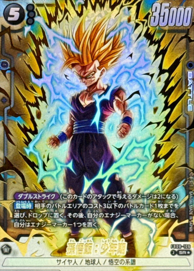 Dragon Ball FB08-106 Son Gohan Childhood SR [PARALLEL]