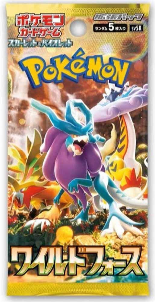 Pokemon Cards Game - Wild Force sv5k 1 Pack