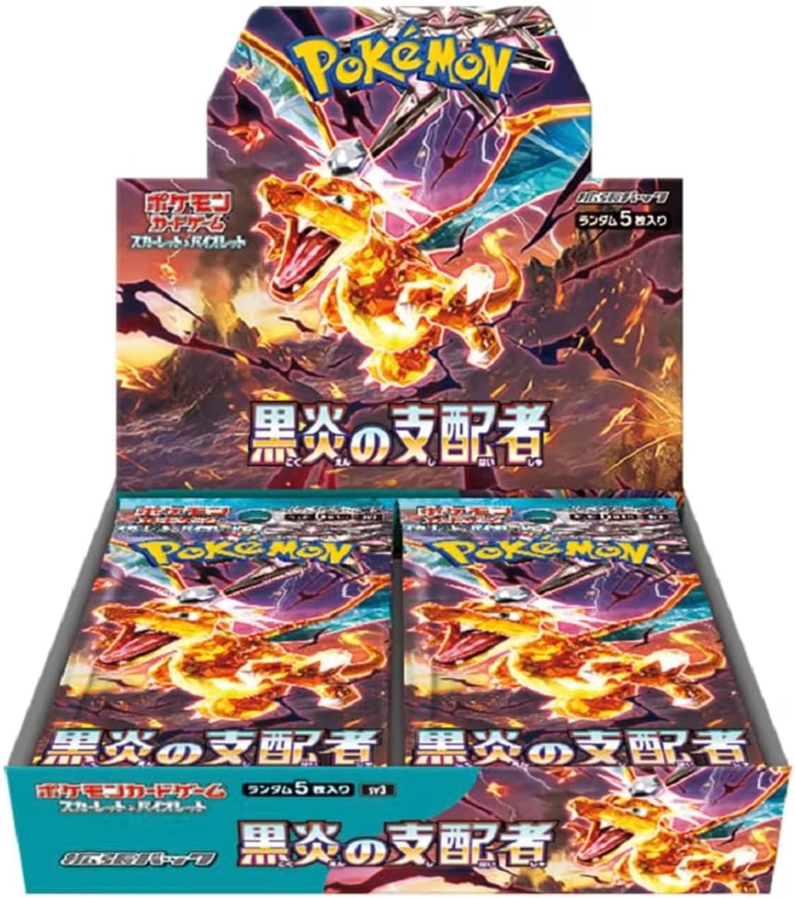 [No Shrink] Pokemon Black Flame Box