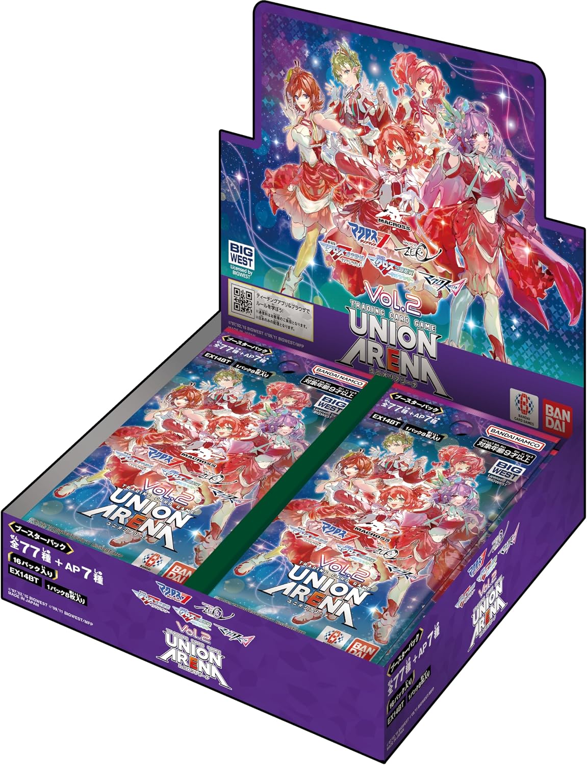 [Tape Cut] Union Arena Macross Series Vol.2 Booster Box (EX14BT)
