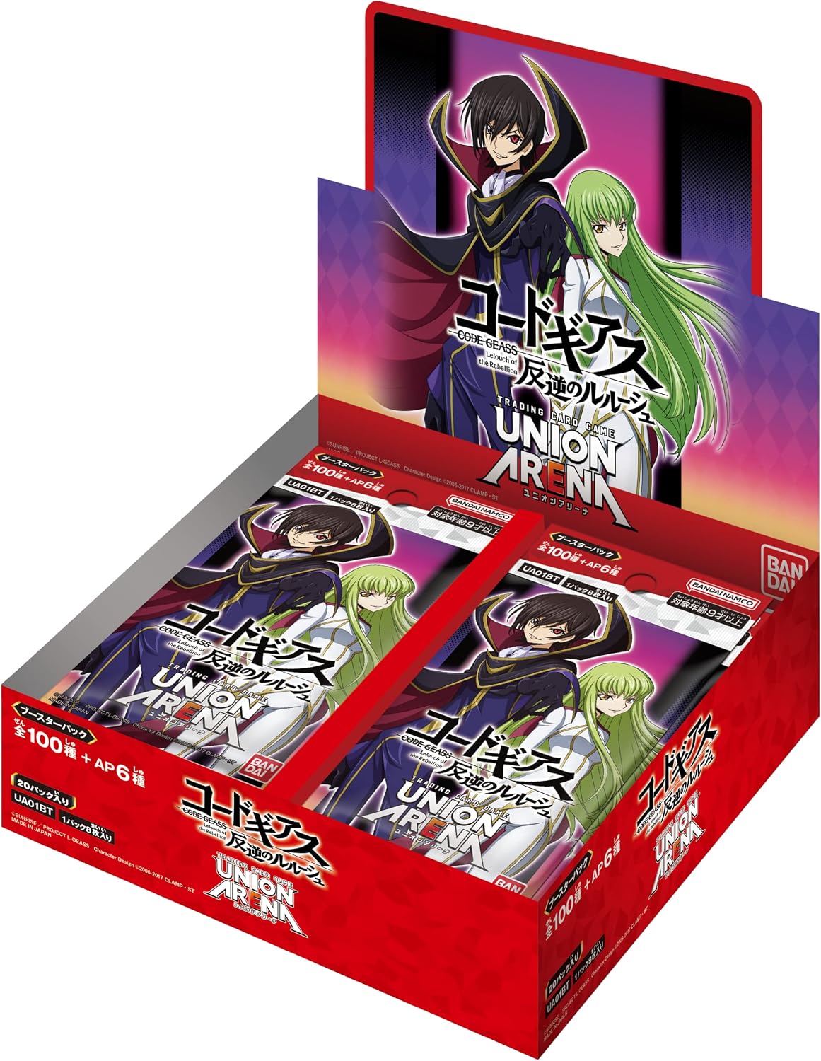 [Tape Cut] Union Arena Code Geass: Lelouch of the Rebellion Booster Box (UA01BT)