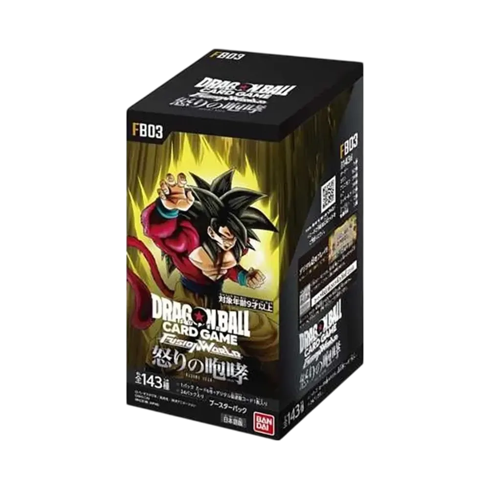 Dragon Ball Fusion World FB03 Raging Roar Booster Box [Tape Cut]