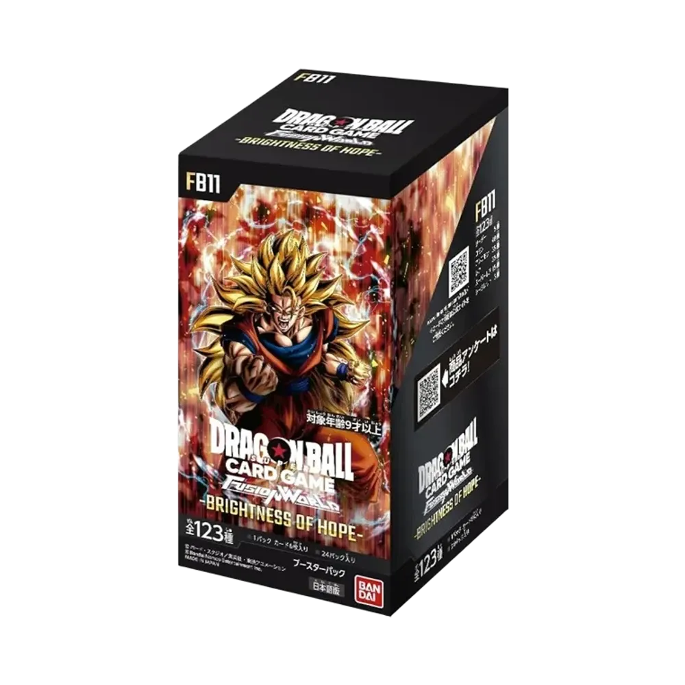 Dragon Ball Fusion World FB11 Brightness of Hope Booster Box [Tape Cut]